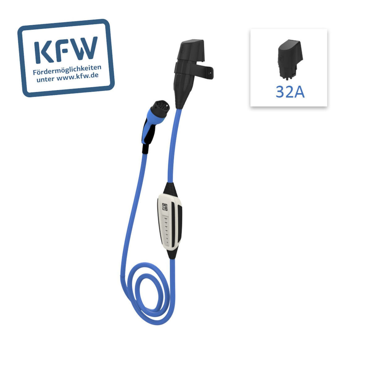Nrgkick NRGkick KfW Max Καλώδιο Φόρτισης 10m Type 2 - CEE 12201015