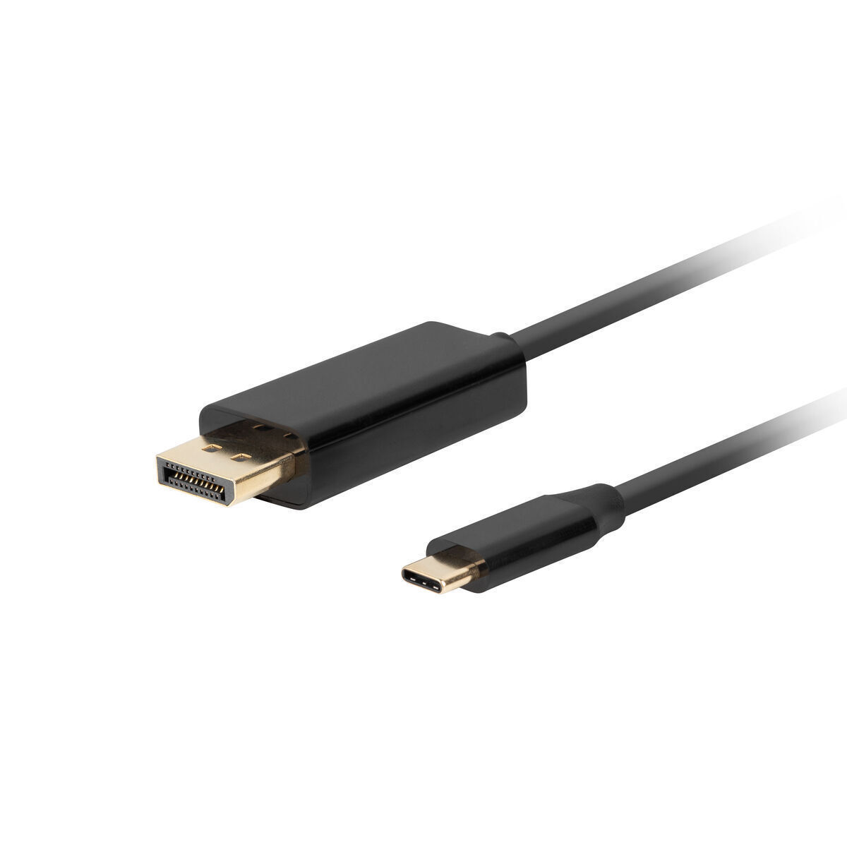 Lanberg USB 3.2 Cable USB-C male - DisplayPort Μαύρο 1m (CA-CMDP-10CU-0010-BK)