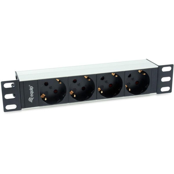 Equip Πολύπριζο Rack 4-Outlet German Power Distribution Unit Aluminum Shell