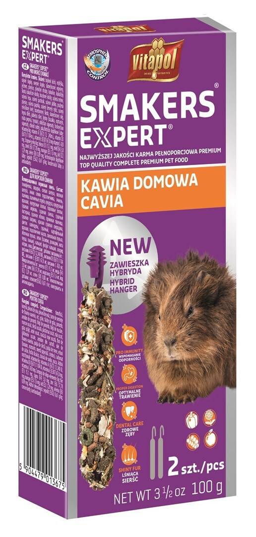 Vitapol Τροφή για Ινδικό Χοιρίδιο Smakers Expert 100gr 2τμχ