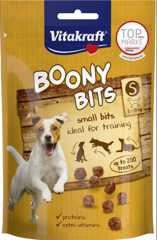 Vitakraft Boony Bits Λιχουδιά Σκύλου Μικρόσωμων Φυλών με Βοδινό 55gr