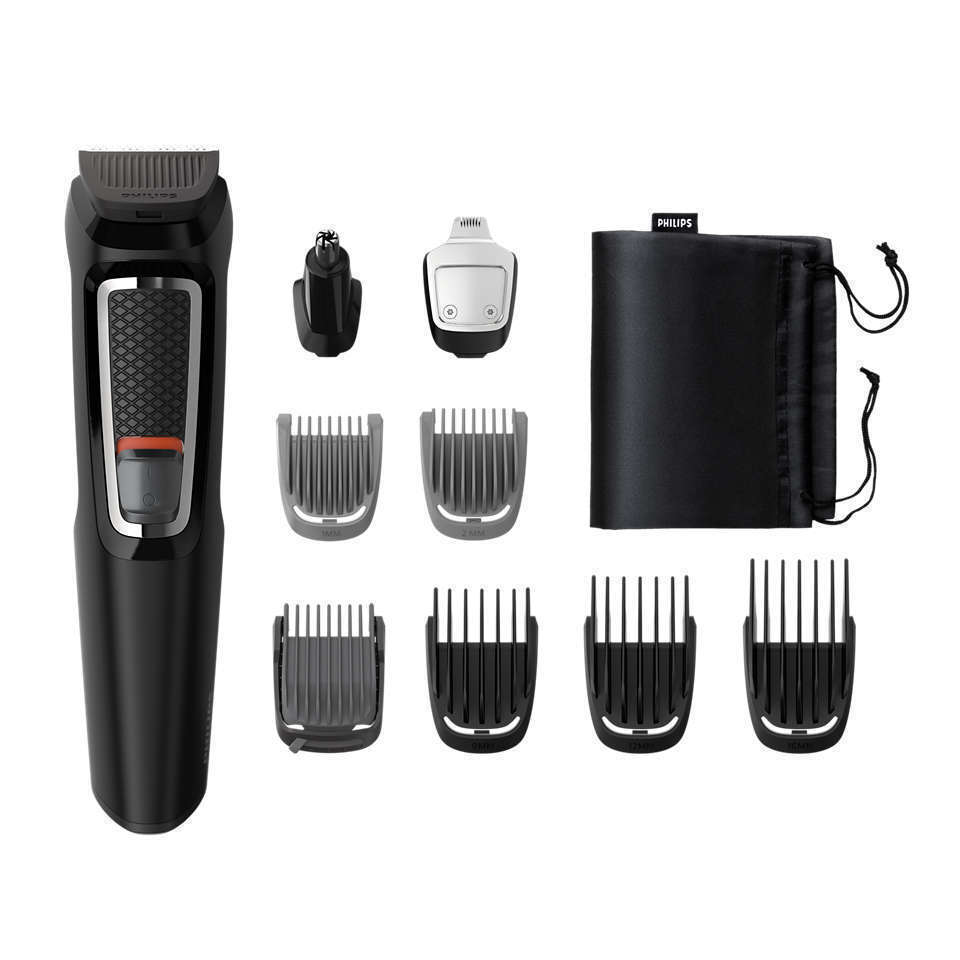 Philips Multigroom Series 3000 Σετ Κουρευτικής Μηχανής Μαύρο MG3740/15