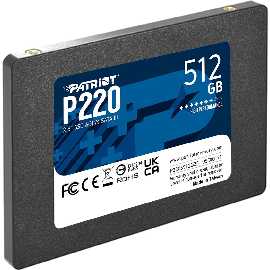 Patriot P220 SSD 512GB 2.5'' SATA III P220S512G25