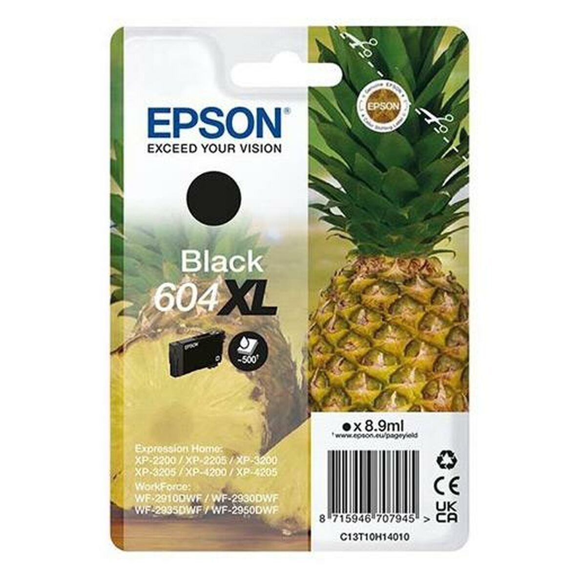 Epson 604XL Γνήσιο Μελάνι Εκτυπωτή InkJet Μαύρο (C13T10H14010)