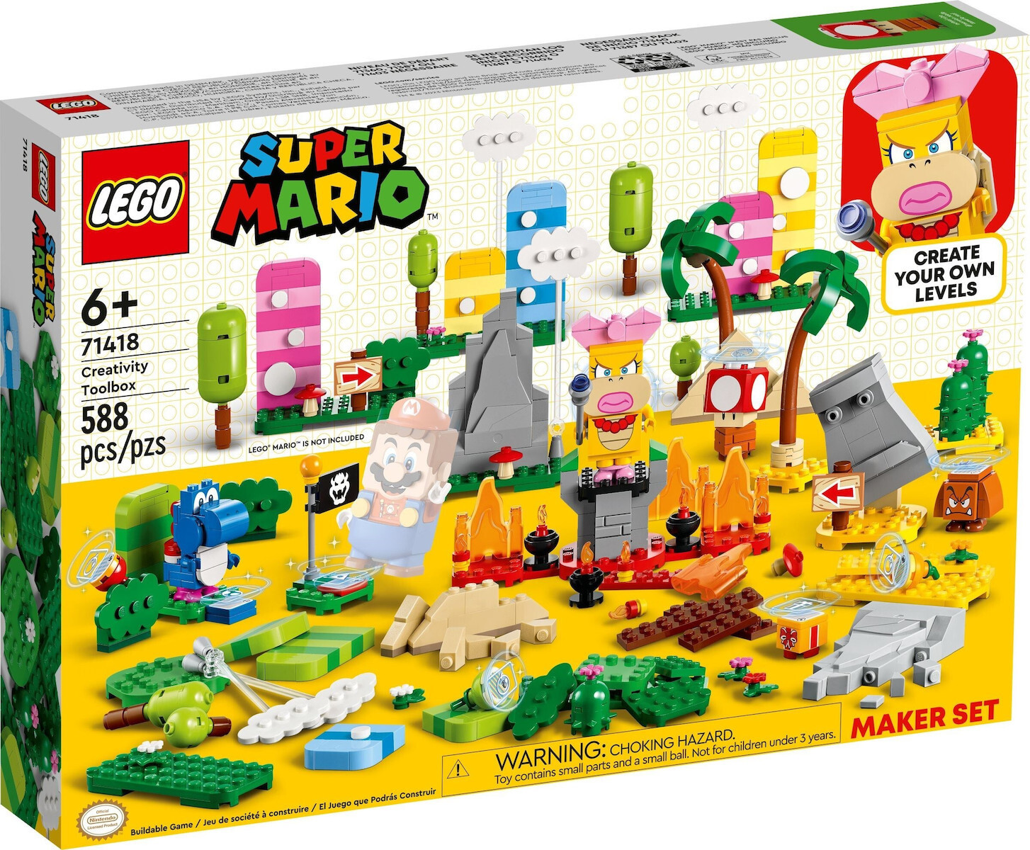 Lego Super Mario Creativity Toolbox Maker Set για 6+ Ετών