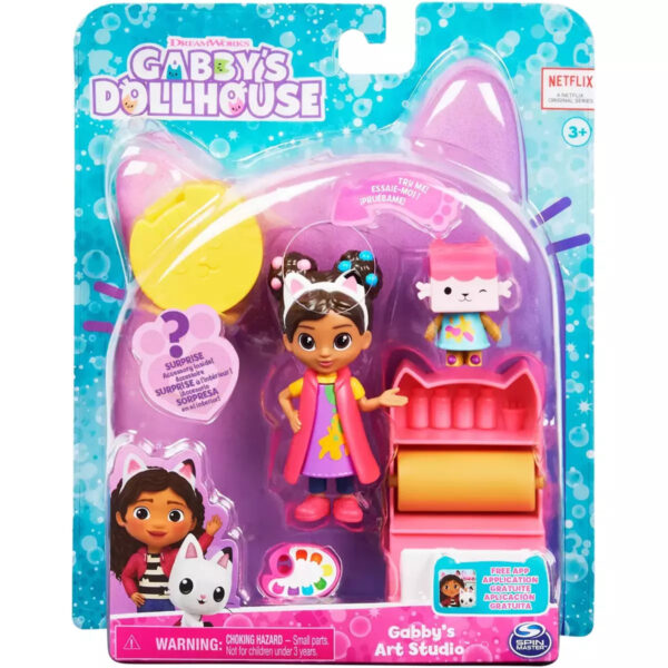 Spin Master Παιχνίδι Μινιατούρα Gabby's Dollhouse για 3+ Ετών Art Studio