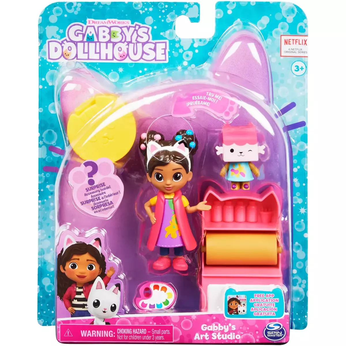 Spin Master Παιχνίδι Μινιατούρα Gabby's Dollhouse για 3+ Ετών Art Studio - Image 1