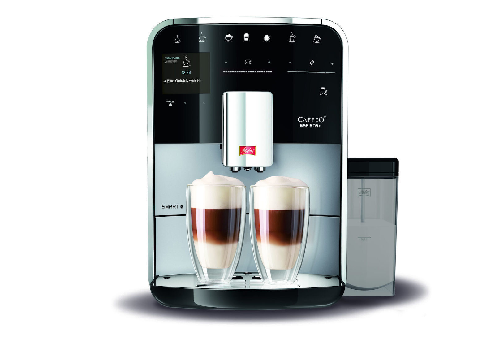 Melitta Barista T Smart F83/0-101 Αυτόματη με Μύλο Άλεσης Ασημί