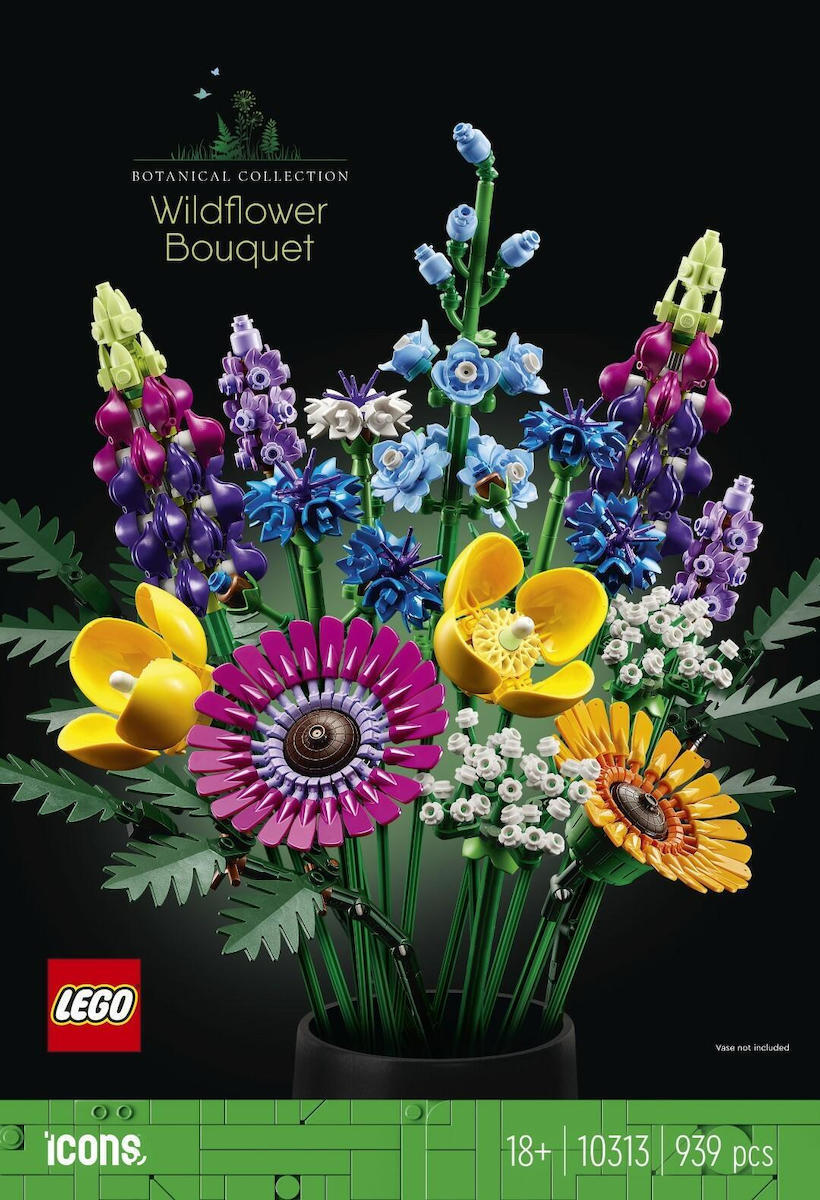 Lego Botanical Collection Wildflower Bouquet για 18+ Ετών 939τμχ