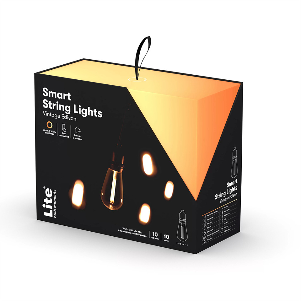 Lite Bulb Moments Γιρλάντα Φωτισμού Εξωτερικού Χώρου 10m 23CY8Q