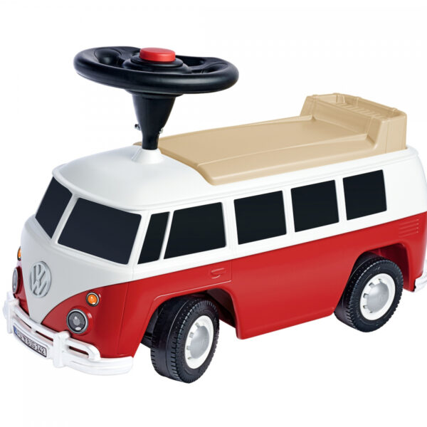Big VW T1 Περπατούρα Αυτοκινητάκι Ride On για 3+ Μηνών Κόκκινη