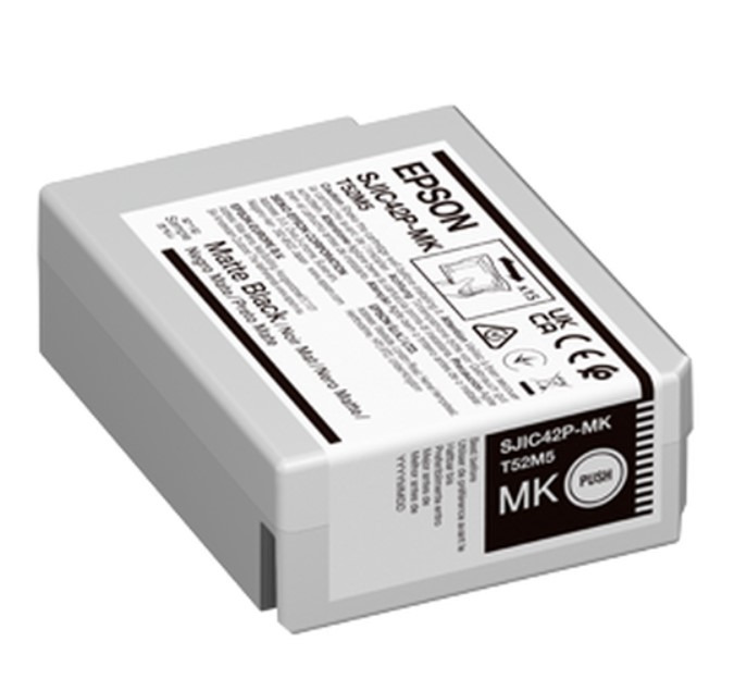 Epson SJIC42P-MK Γνήσιο Μελάνι Εκτυπωτή InkJet Matte Μαύρο (C13T52M540)
