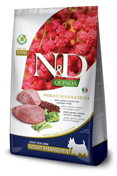 Farmina N&D Quinoa Weight Management Adult Mini 2.5kg