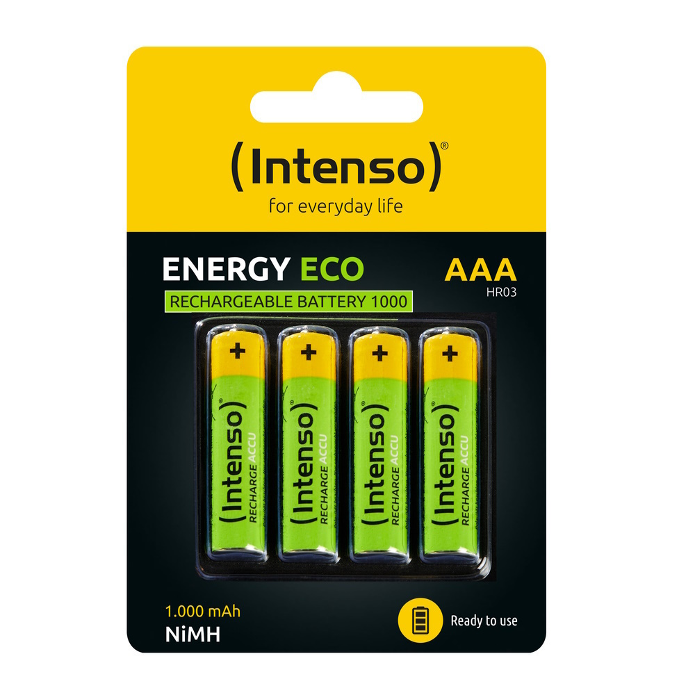 Intenso Energy Eco AAA 1000mAh 1.2V 4τμχ - Image 1