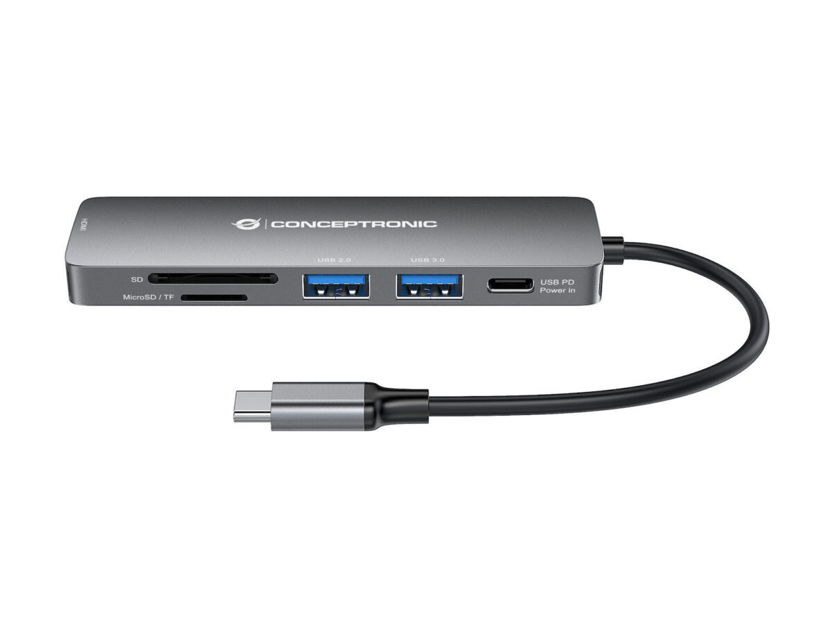 Conceptronic USB-C Docking Station με HDMI 4K PD (DONN11G) - Image 3