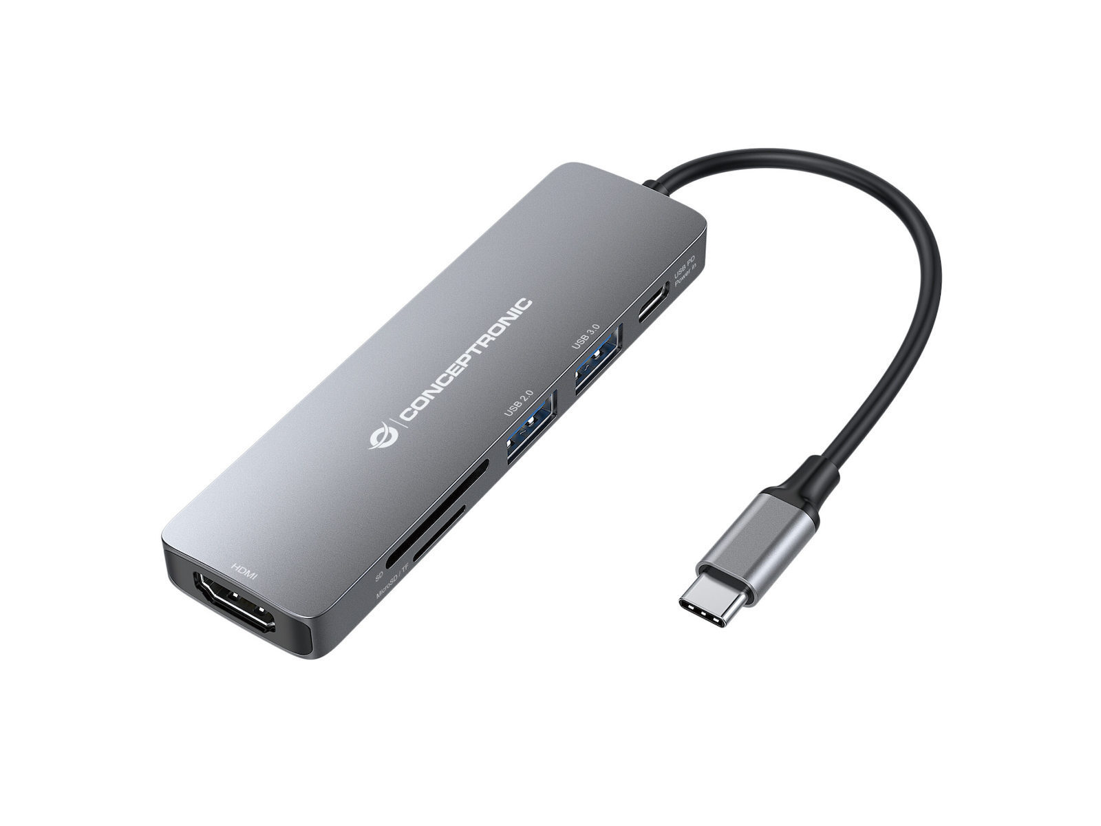 Conceptronic USB-C Docking Station με HDMI 4K PD (DONN11G) - Image 1