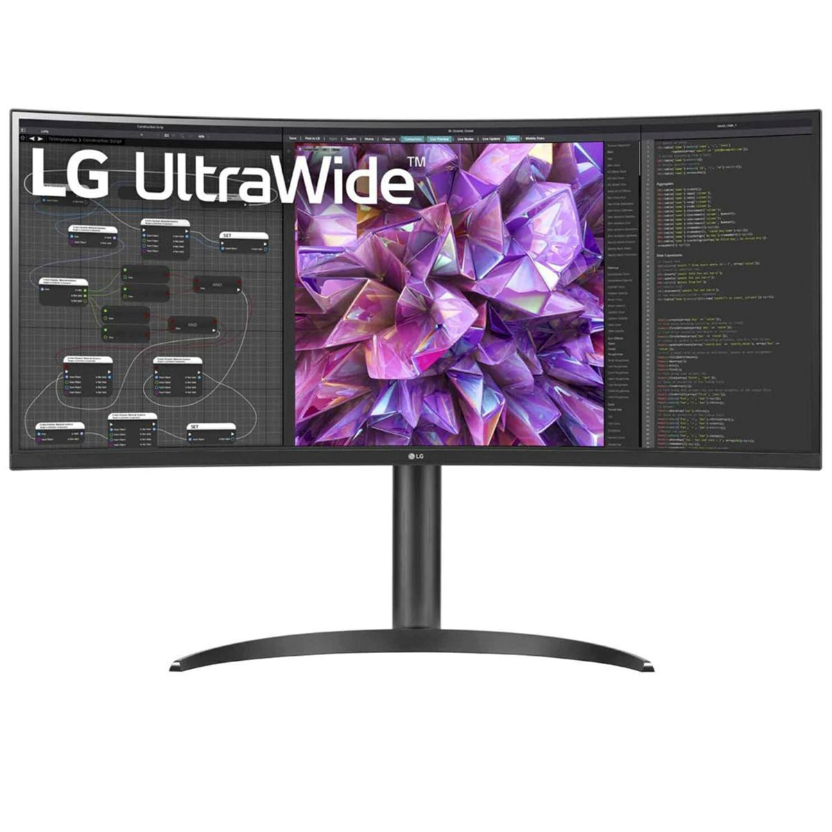 LG 34WQ75X-B 34" Ultrawide IPS HDR Curved QHD 3440x1440 - Image 1