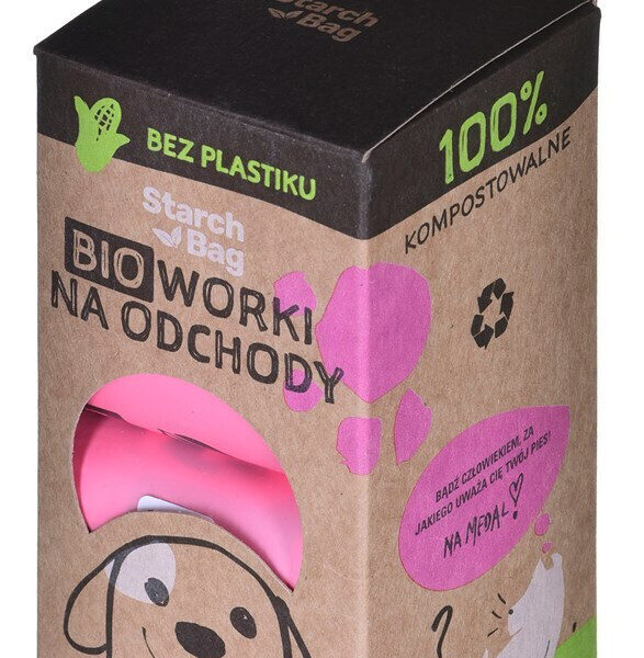 Zolux bioWorki Σακούλες Περιττωμάτων Σκύλου Ροζ