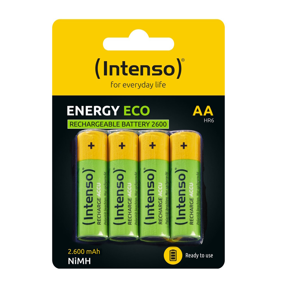 Intenso Energy Eco AA 2600mAh 1.2V 4τμχ - Image 1