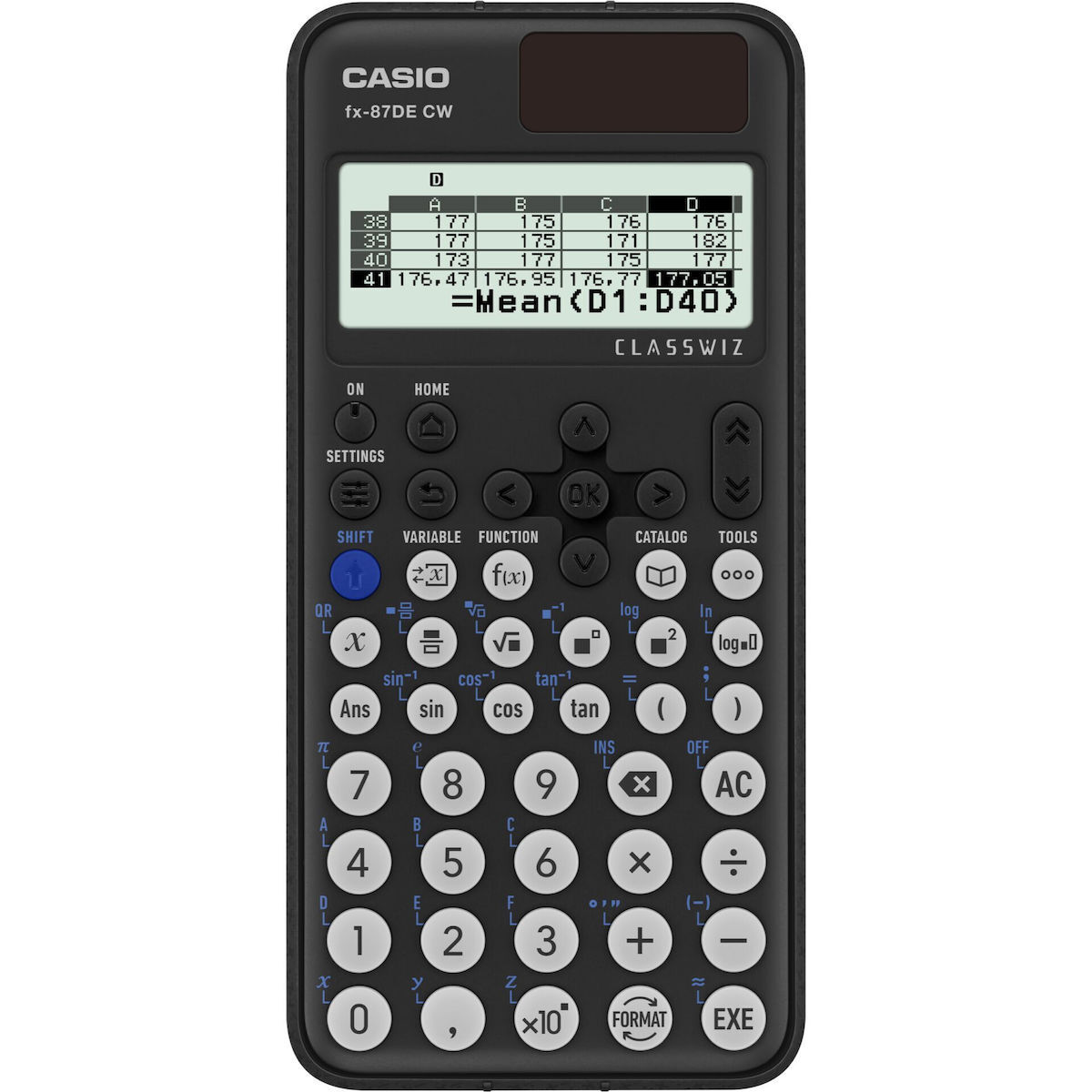 Casio Αριθμομηχανή Επιστημονική σε Μαύρο Χρώμα