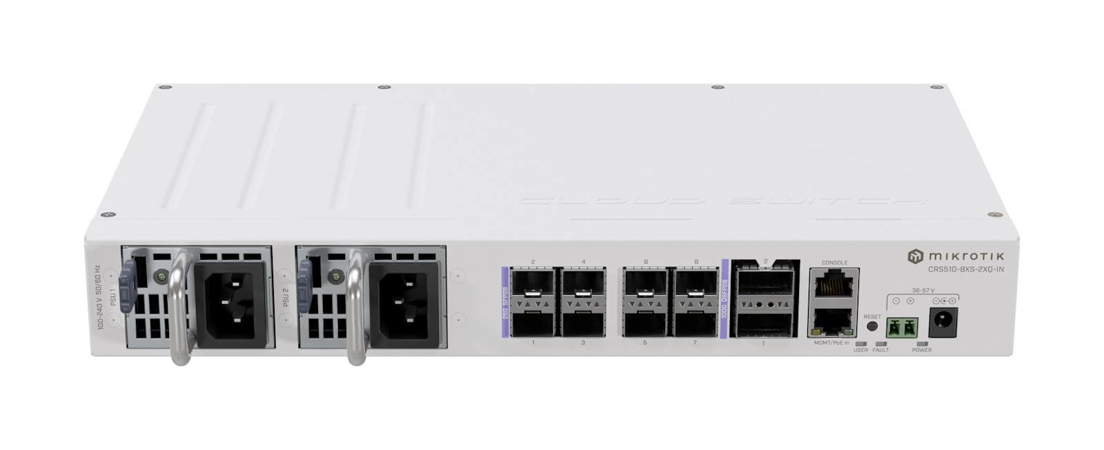 MikroTik CRS510-8XS-2XQ-IN Managed L2 PoE++