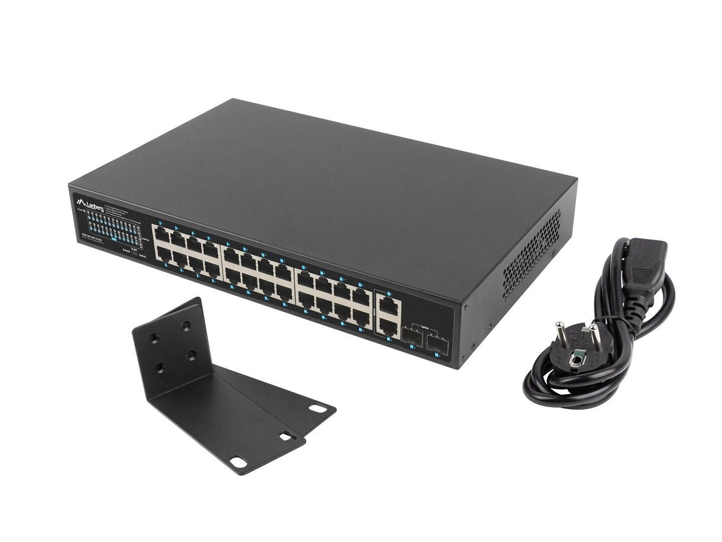 Lanberg RSGE-24P-2GE-2S-360 Unmanaged L2 PoE+