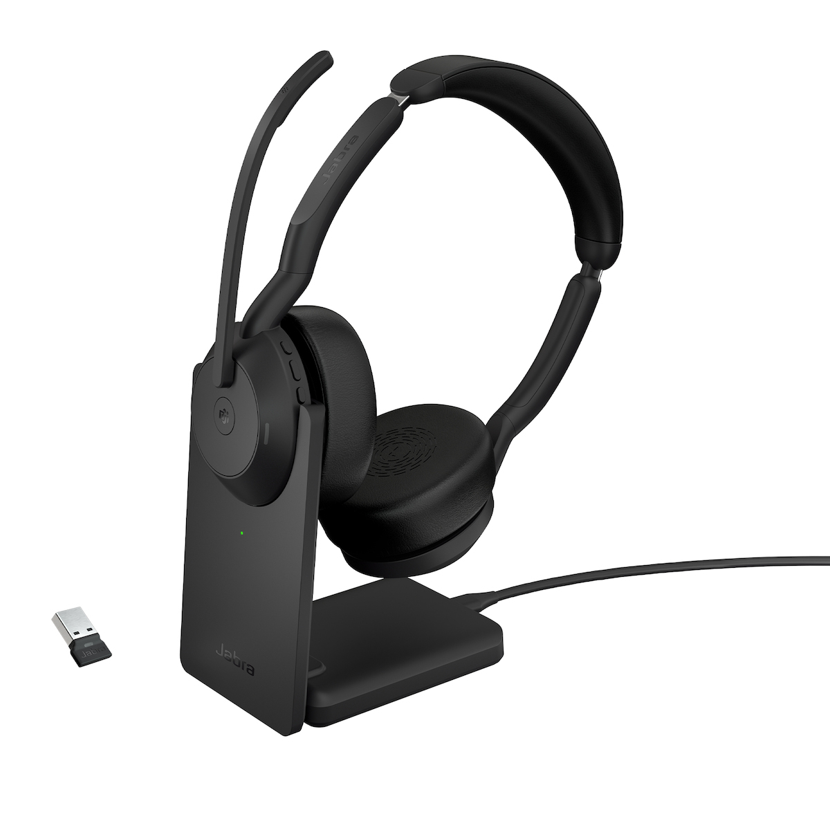 Jabra Evolve2 55 MS Stereo USB-A VOIP Headset (25599-999-989) - Image 1