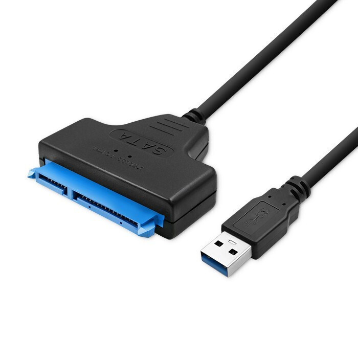 Qoltec Αντάπτορας USB 3.0 to SATA Μαύρο (51855)