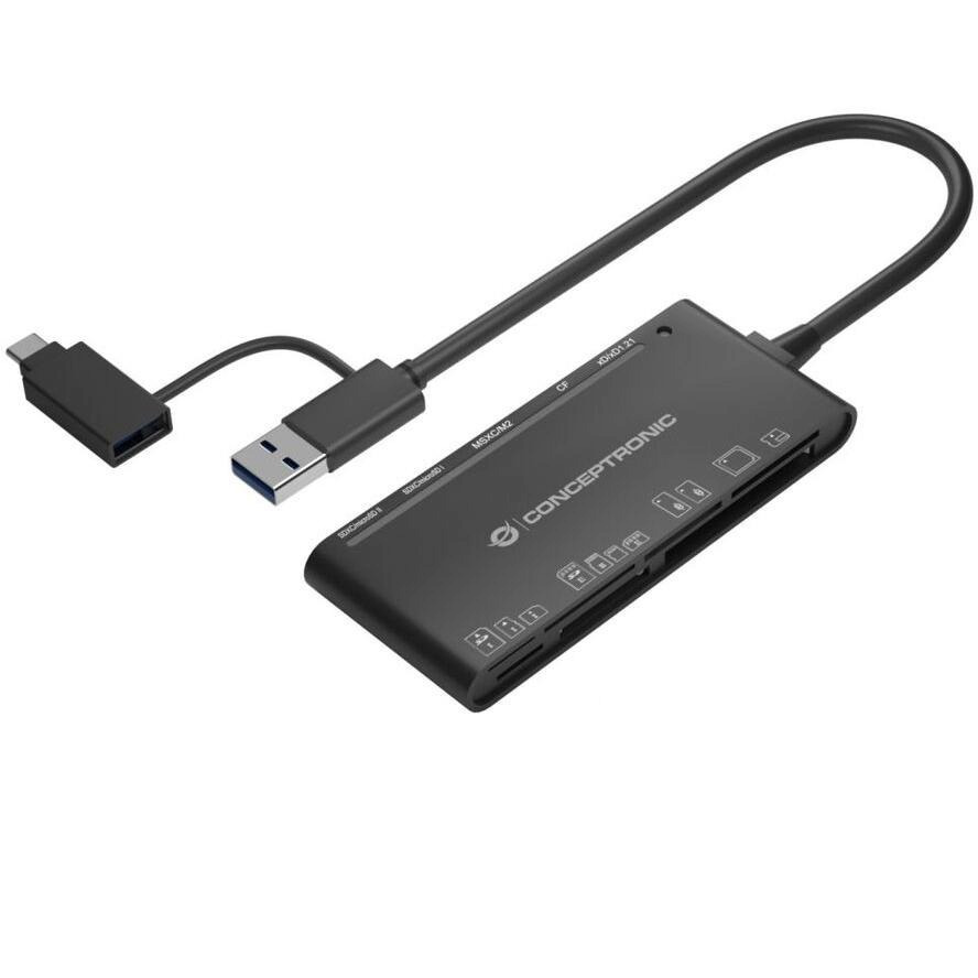 Conceptronic Card Reader USB 3.0 Type-C για SD/microSD