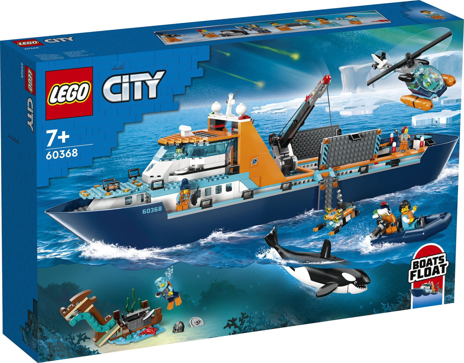 Lego City Arctic Explorer Ship για 7+ Ετών 815τμχ