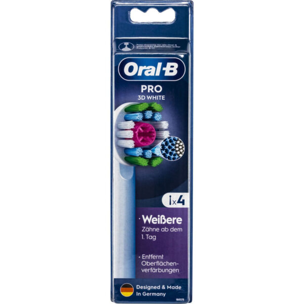 Oral-B Pro 3D White Ανταλλακτικές Κεφαλές για Ηλεκτρική Οδοντόβουρτσα