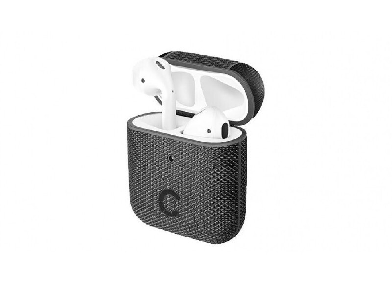 Cygnett Tekview Θήκη Υφασμάτινη σε Μαύρο χρώμα για Apple AirPods 1 / AirPods 2