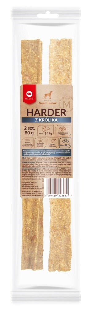 Maced Harder Λιχουδιά Σκύλου Μικρόσωμων Φυλών χωρίς Γλουτένη 1εκ. 100gr