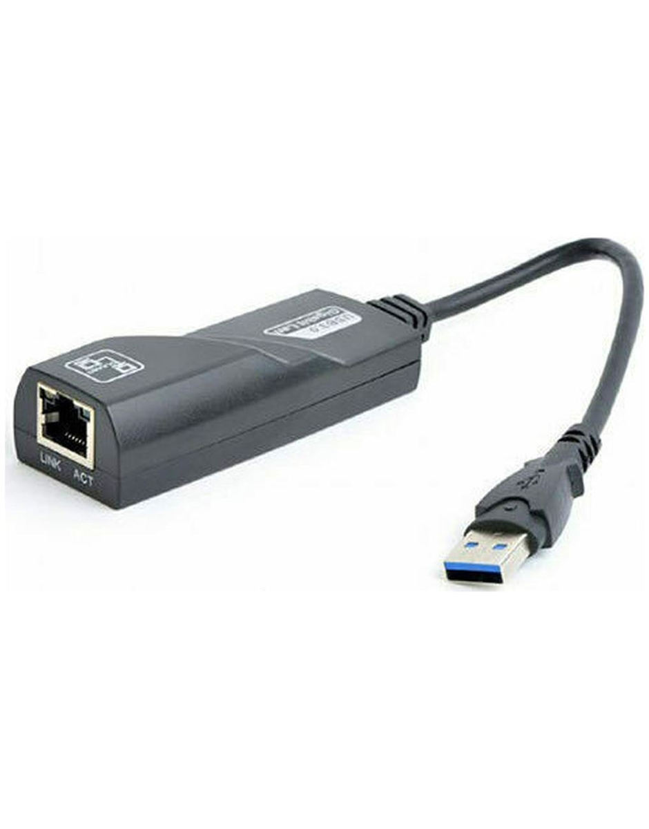 Gembird NIC-U3-02 USB Αντάπτορας Δικτύου για Ενσύρματη σύνδεση Ethernet