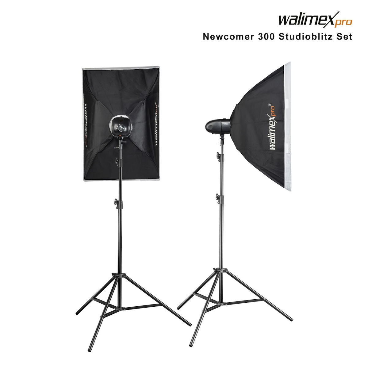 Walimex Pro Newcomer 300 II Set Double Kit Φωτισμού
