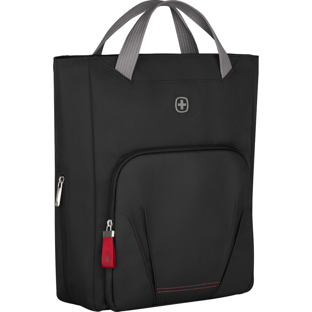 Wenger Motion Vertical Tote Τσάντα Ώμου / Χειρός 15.6" Μαύρη