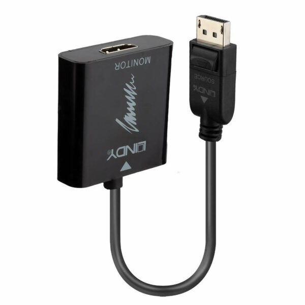 Lindy DisplayPort / HDMI male σε DisplayPort / HDMI female 1τμχ (41068)