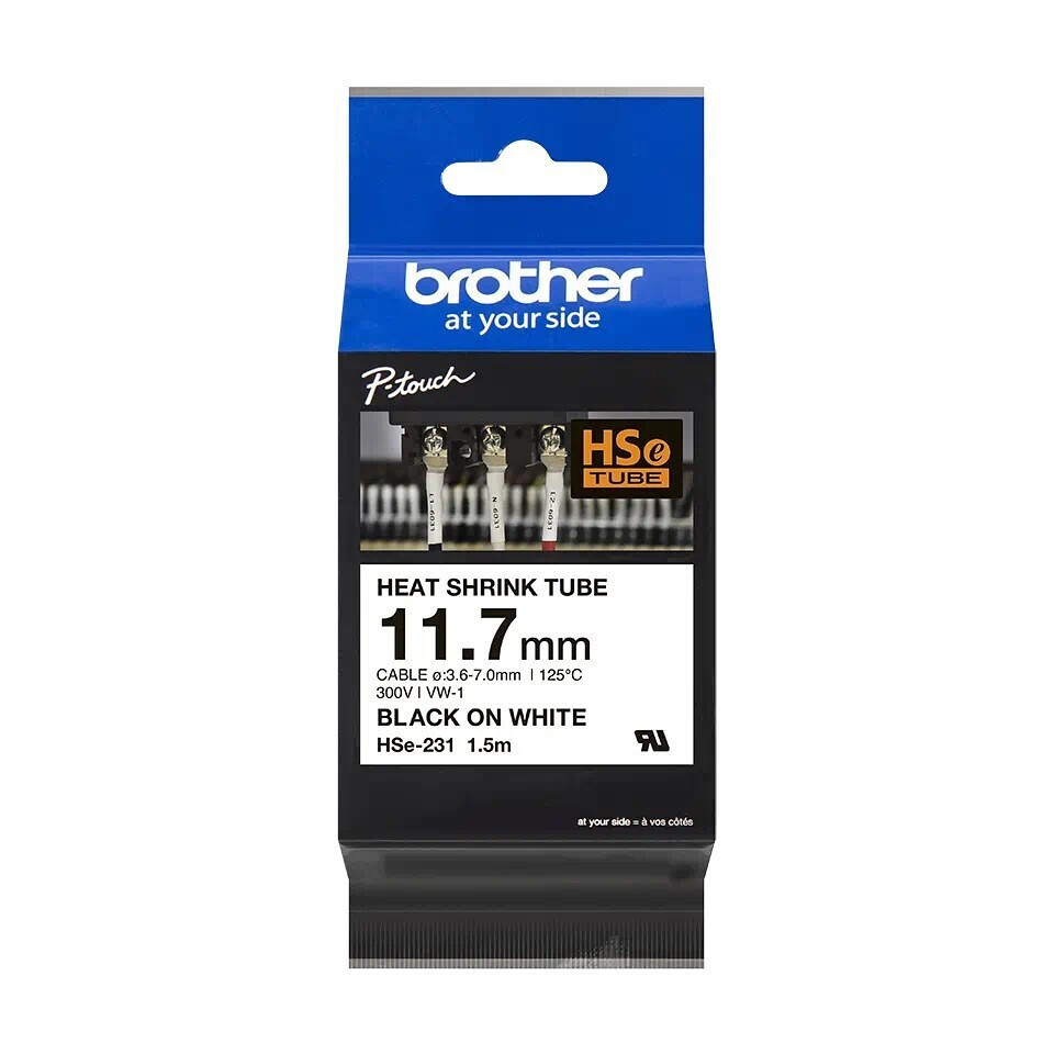 Brother P-Touch Ταινία Ετικετογράφου 1.5m x 110mm σε Μαύρο Χρώμα - Image 1
