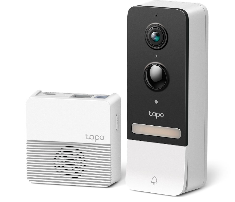 TP-LINK Κουδούνι Πόρτας Wi-Fi Συμβατό με Alexa και Google Home Λευκό
