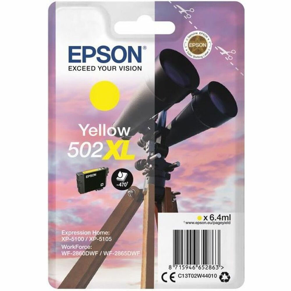 Epson Γνήσιο Μελάνι Εκτυπωτή InkJet Κίτρινο (C13T02W44020)