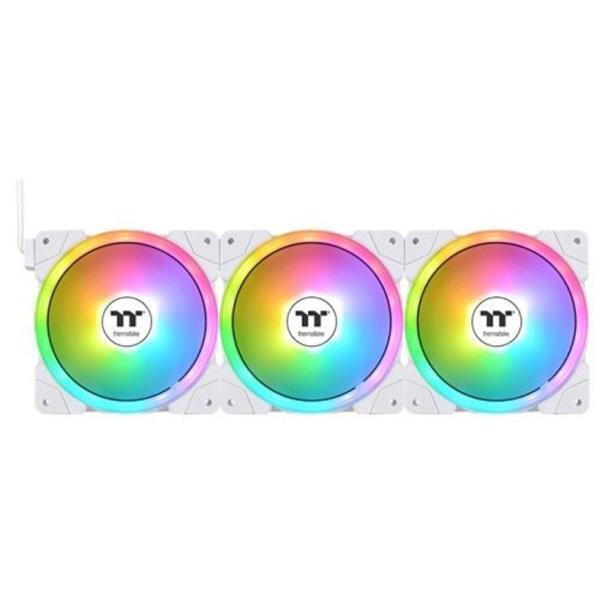 Thermaltake SWAFAN EX14 ARGB Sync White TT Premium Edition Case Fan 140mm 3τμχ Λευκό