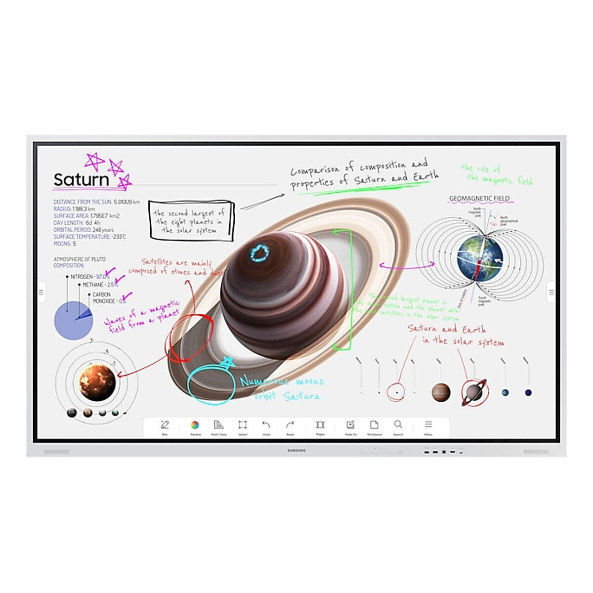 Samsung Flip Pro WM75B Public Display VA 4K UHD 75" με Οθόνη Αφής - Image 1