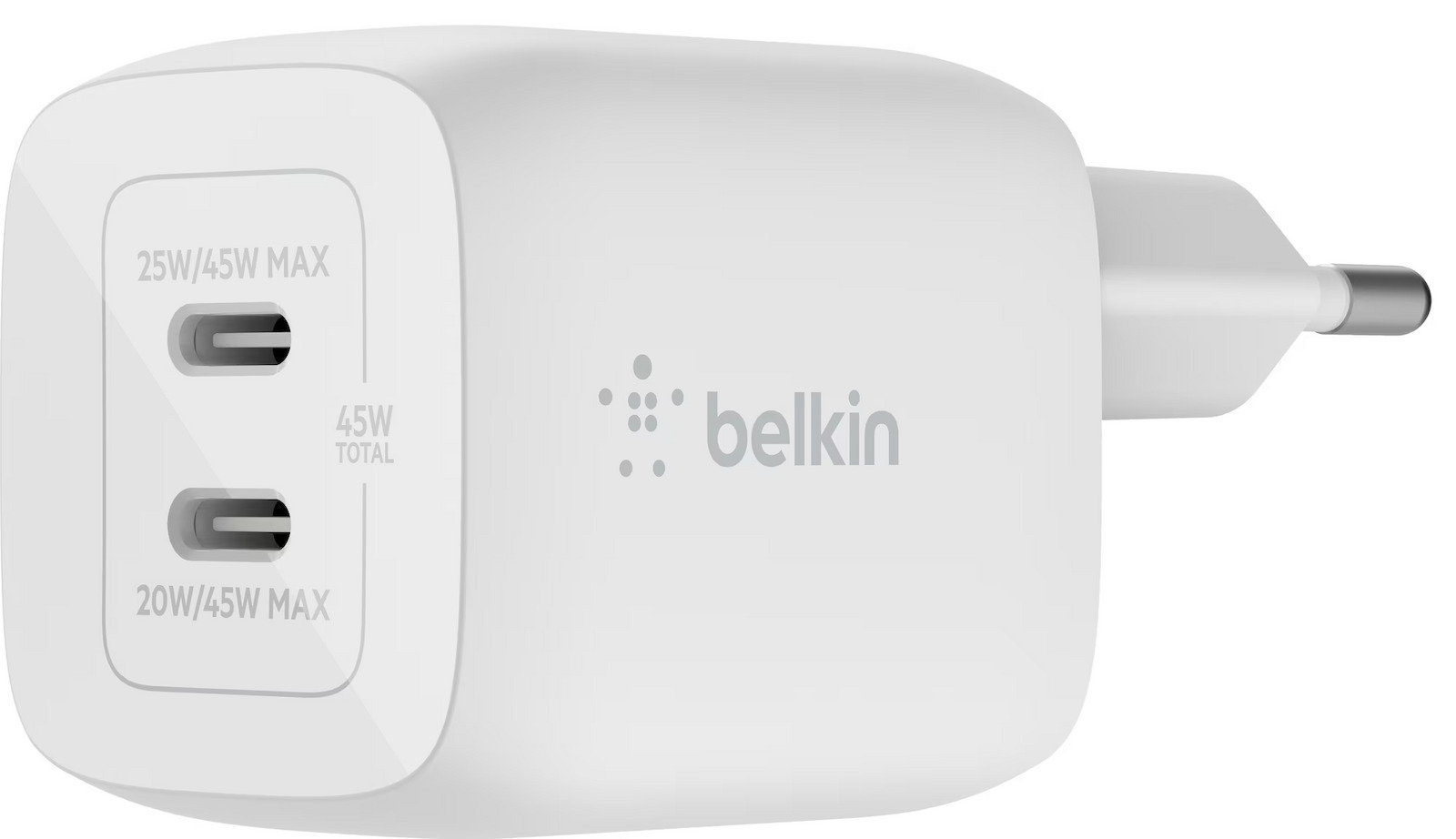 Belkin WCH011vfWH USB-C Χωρίς Καλώδιο 45W