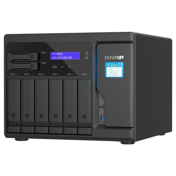 QNap TS-855X-8G NAS με 8 θέσεις για HDD/M.2/SSD