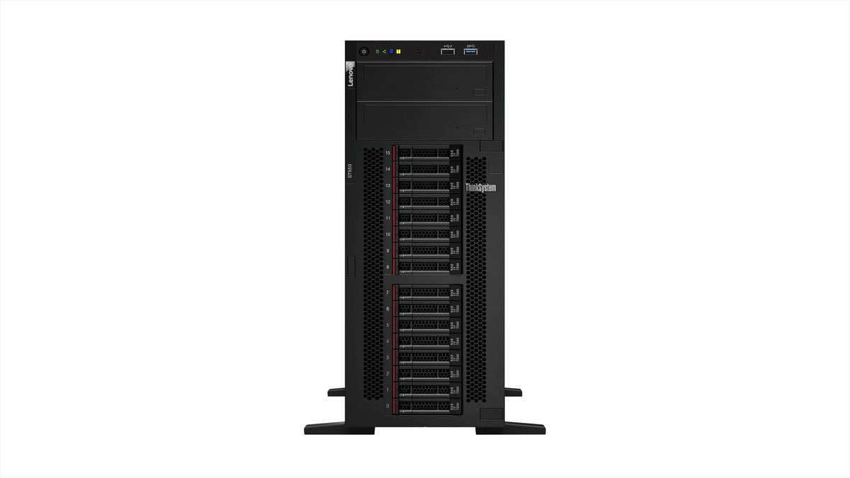 Lenovo ThinkSystem ST550 (Xeon 4208/32GB DDR4/PSU 750W Titanium/No OS) - Image 1