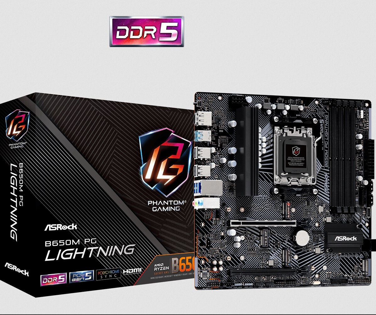 ASRock B650M PG Lightning - Image 1