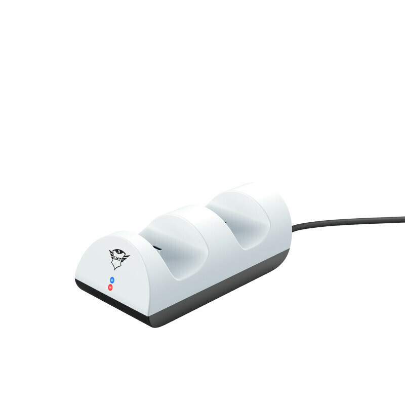 Trust GXT 254 Βάση Φόρτισης για 2 χειριστήρια PS5 Λευκή - Image 1