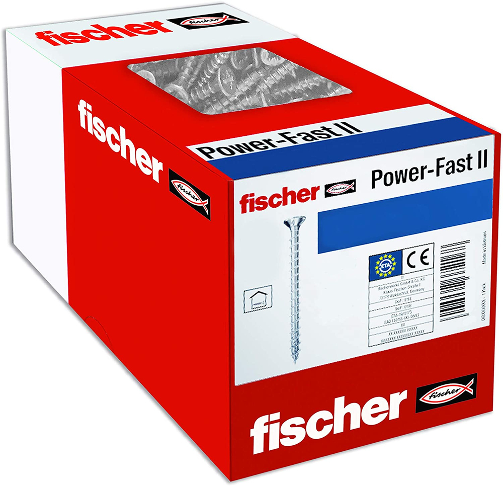 Fischer Ξυλόβιδα Inox με Διάμετρο M4.5 και Μήκος 70mm 500τμχ