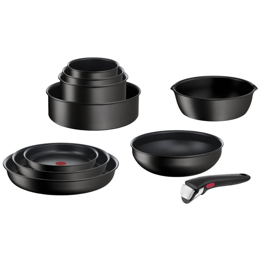 Tefal Ingenio Unlimited Σετ Μαγειρικά Σκεύη από Αλουμίνιο Black με Αντικολλητική Επίστρωση 13τμχ
