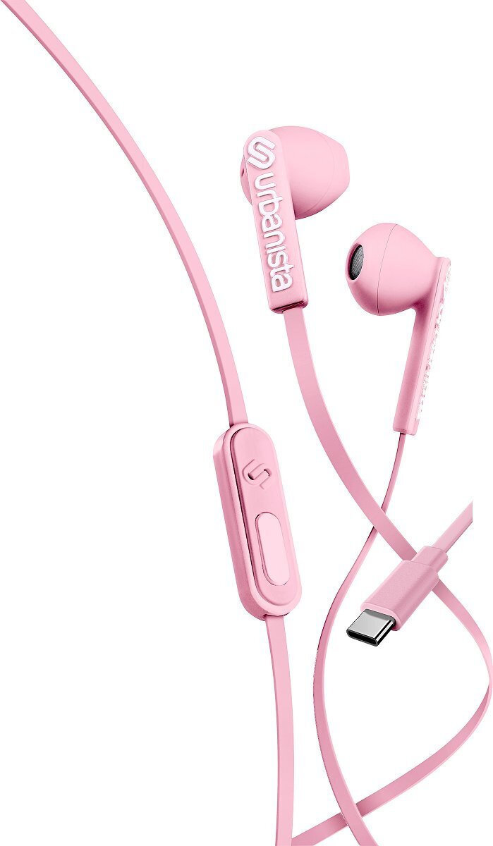 Urbanista 1037404 In-ear Handsfree με Βύσμα USB-C Ροζ - Image 1